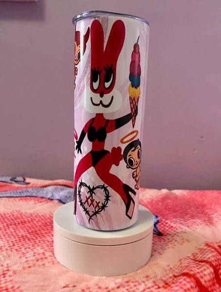 20 oz. Insulated Double Wall Skinny Sublimated Wrapped Tumbler